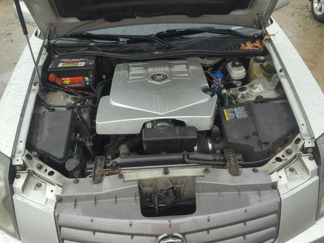 1G6DM577740158902 - 2004 CADILLAC CTS SILVER photo 7