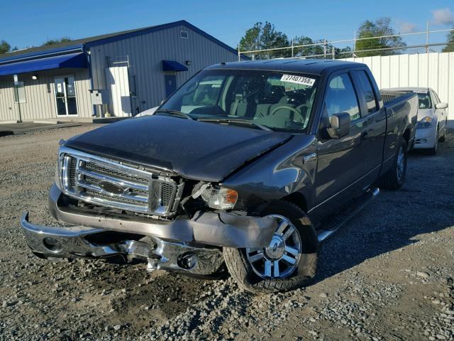 1FTPX12V98FA70713 - 2008 FORD F150 GRAY photo 2