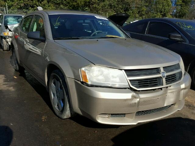 1B3LC46B39N509540 - 2009 DODGE AVENGER SE GOLD photo 1