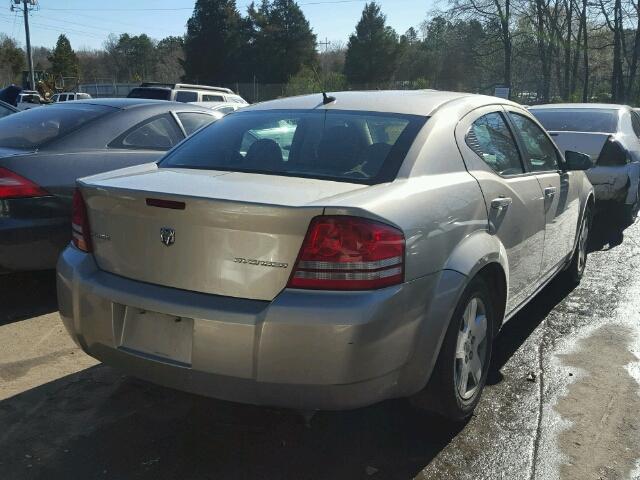 1B3LC46B39N509540 - 2009 DODGE AVENGER SE GOLD photo 4