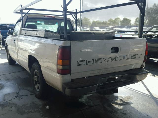 1GCEC14W5YE136396 - 2000 CHEVROLET SILVERADO WHITE photo 3