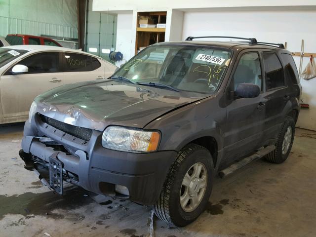 1FMYU03194KB25614 - 2004 FORD ESCAPE XLT GRAY photo 2