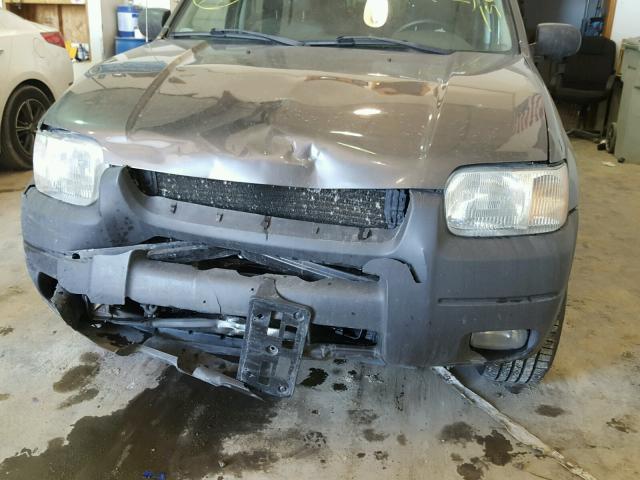 1FMYU03194KB25614 - 2004 FORD ESCAPE XLT GRAY photo 9