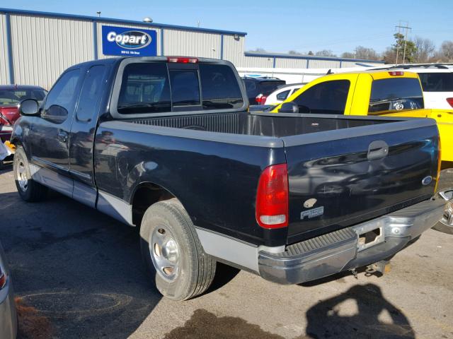 2FTRX17L8XCA42475 - 1999 FORD F150 BLACK photo 3