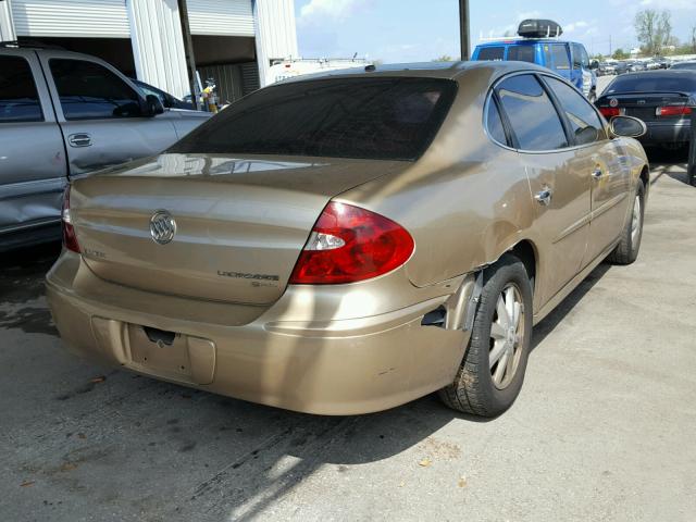 2G4WD532051245011 - 2005 BUICK LACROSSE C GOLD photo 4