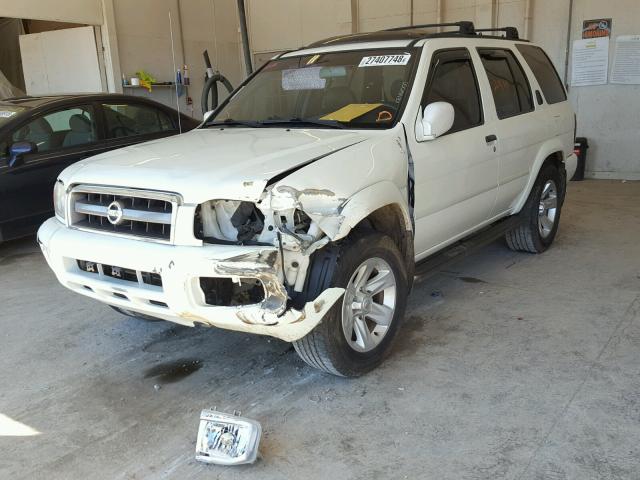 JN8DR09Y03W827499 - 2003 NISSAN PATHFINDER WHITE photo 2