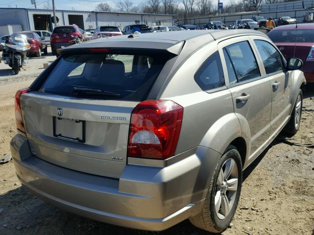 1B3CB4HA1AD532123 - 2010 DODGE CALIBER SX TAN photo 4