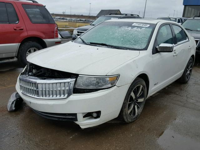 3LNHM26T58R608348 - 2008 LINCOLN MKZ WHITE photo 2