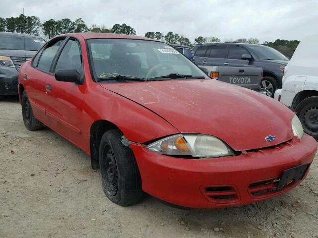 1G1JF524X27335608 - 2002 CHEVROLET CAVALIER L RED photo 1