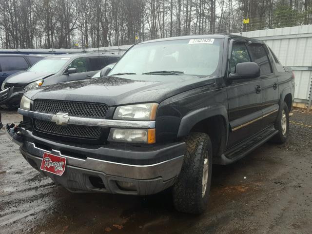 3GNEK13T23G270933 - 2003 CHEVROLET AVALANCHE BLACK photo 2