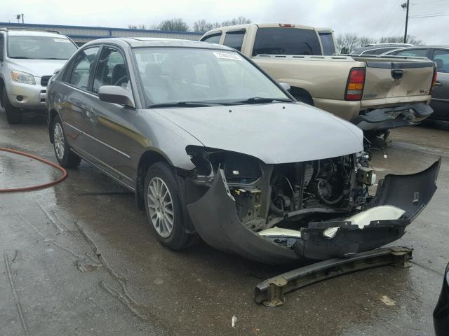 2HGES26765H594730 - 2005 HONDA CIVIC EX GRAY photo 1