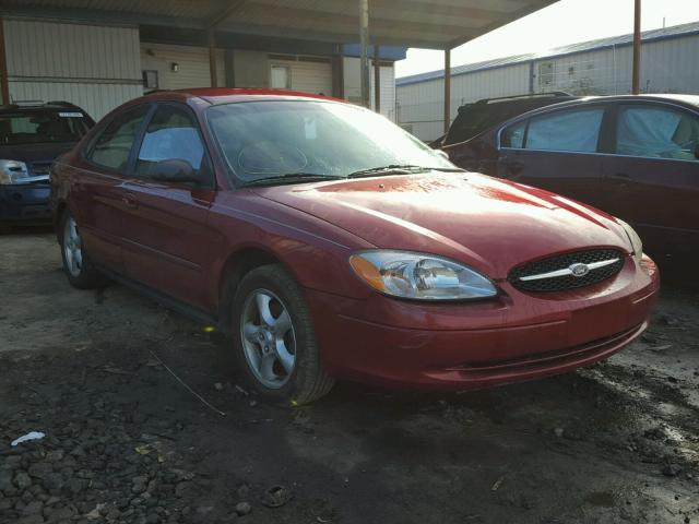 1FAFP52U91A144179 - 2001 FORD TAURUS LX RED photo 1