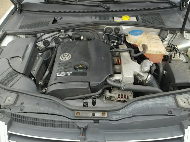 WVWAD63B75P006577 - 2005 VOLKSWAGEN PASSAT GLS SILVER photo 7