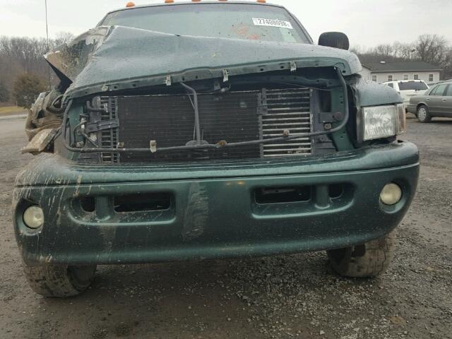 1B7KF2367XJ553803 - 1999 DODGE RAM 2500 GREEN photo 10