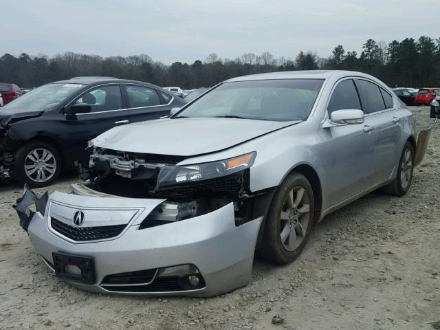 19UUA8F52EA003498 - 2014 ACURA TL TECH SILVER photo 2