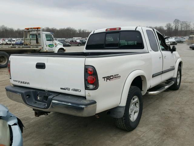 5TBBT44144S440647 - 2004 TOYOTA TUNDRA ACC WHITE photo 4