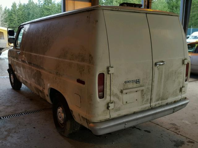 1FTEE14N5MHA79191 - 1991 FORD ECONOLINE WHITE photo 3