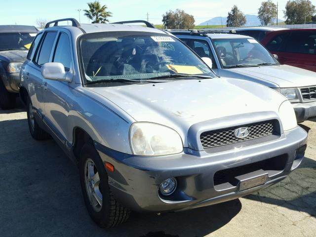 KM8SC73D24U731577 - 2004 HYUNDAI SANTA FE G SILVER photo 1