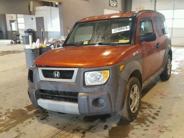 5J6YH28395L019166 - 2005 HONDA ELEMENT LX RED photo 2