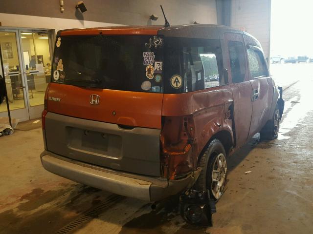 5J6YH28395L019166 - 2005 HONDA ELEMENT LX RED photo 4