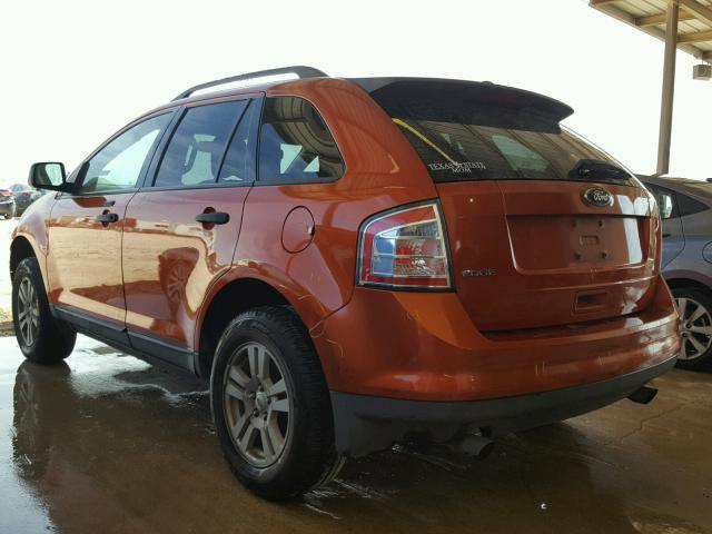 2FMDK36C98BA77826 - 2008 FORD EDGE SE ORANGE photo 3