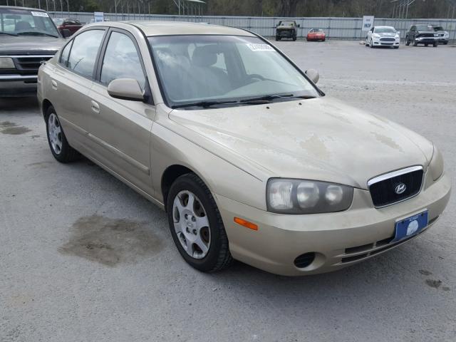 KMHDN45D83U523667 - 2003 HYUNDAI ELANTRA GL TAN photo 1