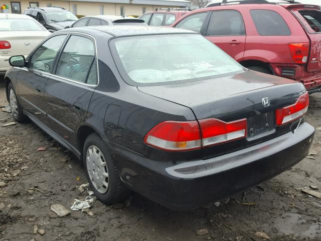 1HGCG55442A103860 - 2002 HONDA ACCORD LX BLACK photo 3