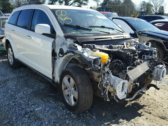 3C4PDCBGXCT208814 - 2012 DODGE JOURNEY SX WHITE photo 1