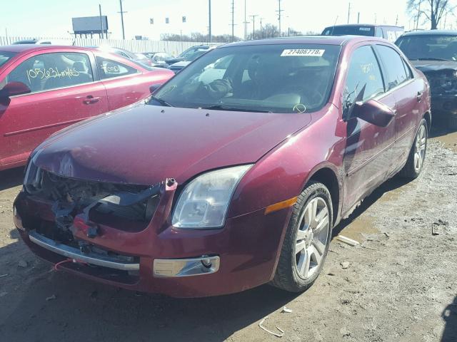3FAHP021X7R138939 - 2007 FORD FUSION SEL RED photo 2