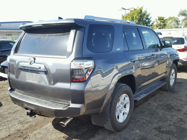JTEBU5JR2G5330819 - 2016 TOYOTA 4RUNNER SR CHARCOAL photo 4