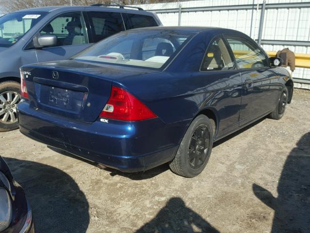 1HGEM22942L038643 - 2002 HONDA CIVIC EX ლურჯი ფოტო 4