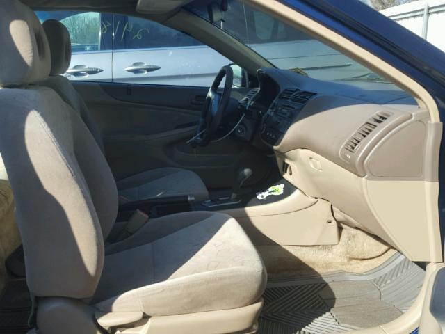 1HGEM22942L038643 - 2002 HONDA CIVIC EX ლურჯი ფოტო 5