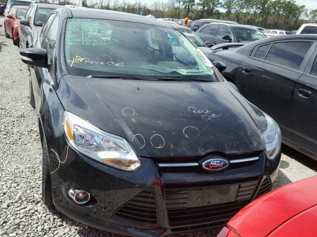 1FAHP3M27CL430323 - 2012 FORD FOCUS SEL BLACK photo 10