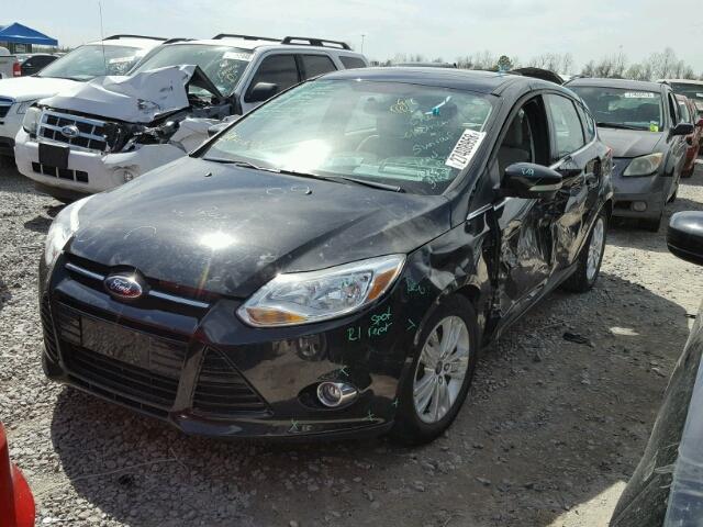 1FAHP3M27CL430323 - 2012 FORD FOCUS SEL BLACK photo 2