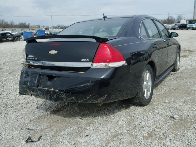 2G1WT57K091226314 - 2009 CHEVROLET IMPALA 1LT BLACK photo 4