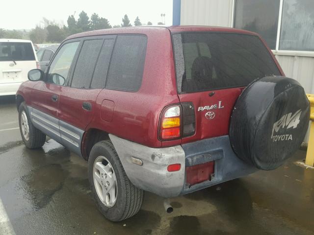 JT3GP10V3W0030294 - 1998 TOYOTA RAV4 RED photo 3