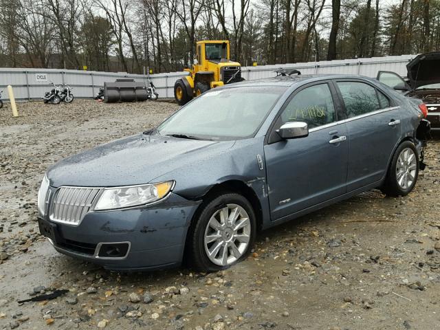 3LNDL2L32CR812796 - 2012 LINCOLN MKZ HYBRID BLUE photo 2