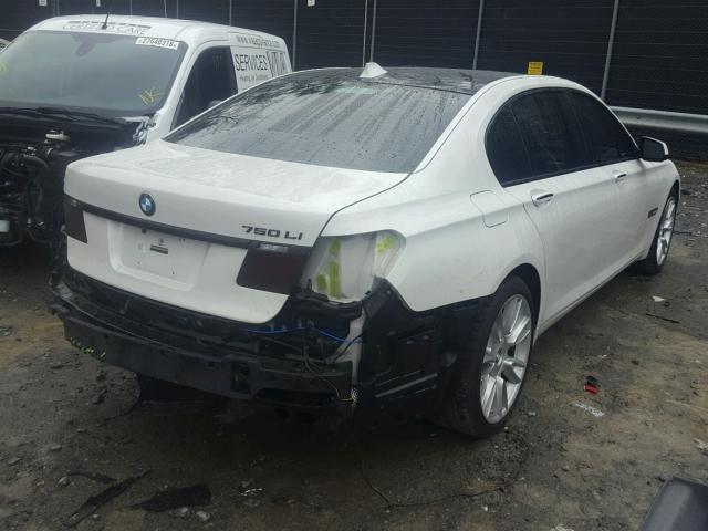 WBAKB83599CY61579 - 2009 BMW 750 LI WHITE photo 4