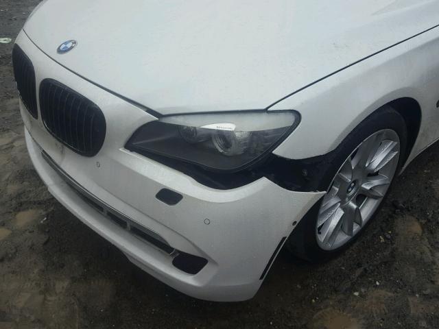 WBAKB83599CY61579 - 2009 BMW 750 LI WHITE photo 9