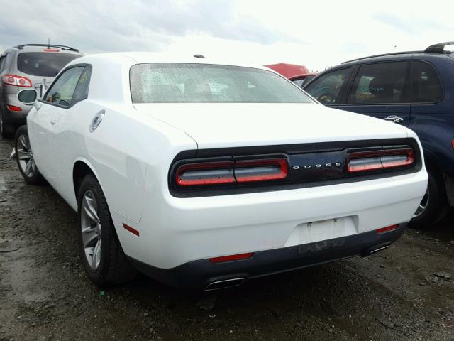 2C3CDZAG2GH177029 - 2016 DODGE CHALLENGER WHITE photo 3