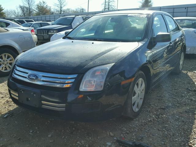 3FAHP06Z18R114529 - 2008 FORD FUSION S BLACK photo 2