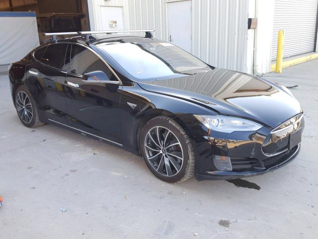 5YJSA1E2XFF112160 - 2015 TESLA MODEL S BLACK photo 1