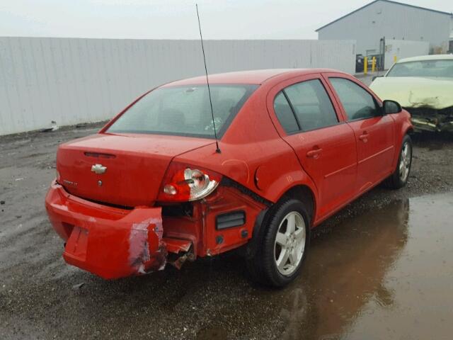 1G1AF5F50A7187986 - 2010 CHEVROLET COBALT 2LT RED photo 4