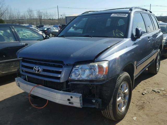 JTEEP21A270227815 - 2007 TOYOTA HIGHLANDER GRAY photo 2