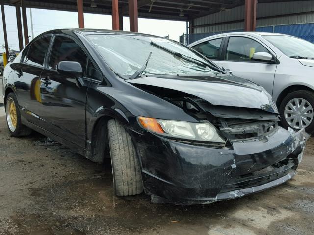 2HGFA55518H709330 - 2008 HONDA CIVIC SI BLACK photo 1