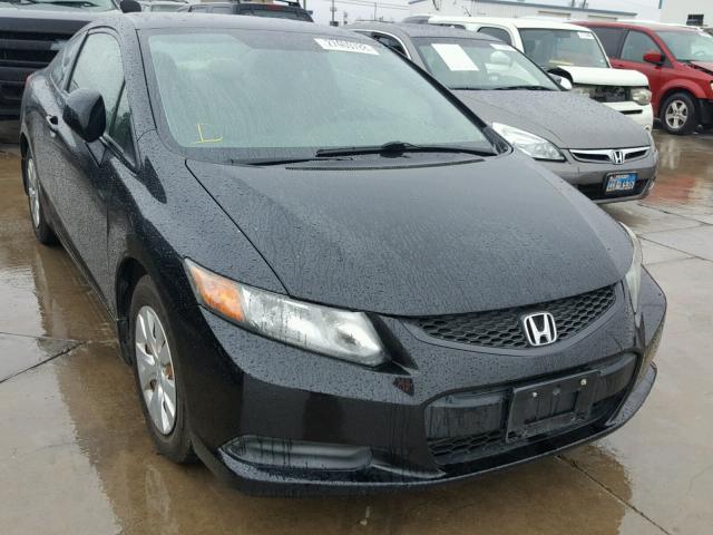 2HGFG3B59CH513765 - 2012 HONDA CIVIC LX BLACK photo 1