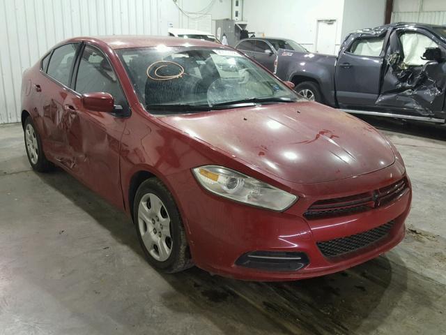 1C3CDFAA4ED865148 - 2014 DODGE DART SE RED photo 1