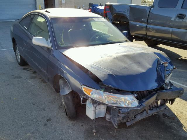 2T1CE22P42C006655 - 2002 TOYOTA CAMRY SOLA BLUE photo 1