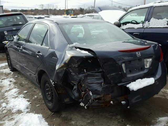 1HGCM56487A151361 - 2007 HONDA ACCORD LX GRAY photo 3