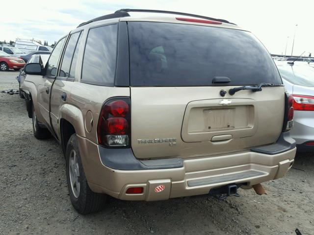 1GNDT13S262278981 - 2006 CHEVROLET TRAILBLAZE GOLD photo 3